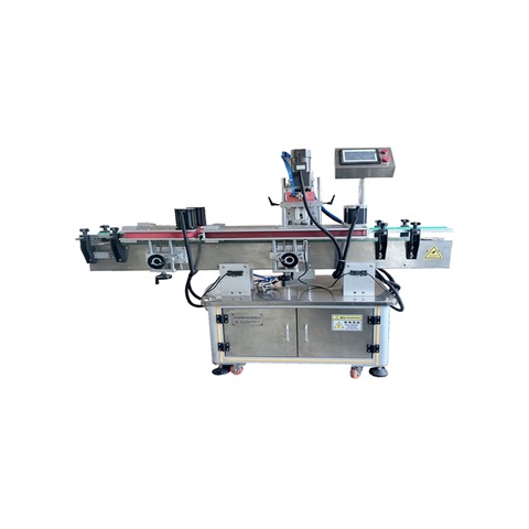 Soporte automático Etiqueta autoadhesiva plana Máquina de etiquetado de alta precisión Estuche de cosméticos Máquina de etiquetado de cajas de polvo 