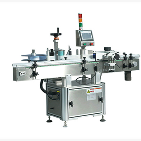 Máquina de etiquetado rotativa Máquina de etiquetado de botellas ovaladas Máquina industrial de etiquetas 