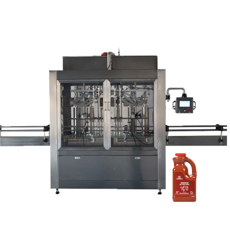 Línea de producción automática de máquinas de llenado y sellado de líquidos de alta viscosidad 
