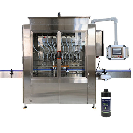 Línea de producción automática completa de la máquina de llenado de botellas de aceite esencial 