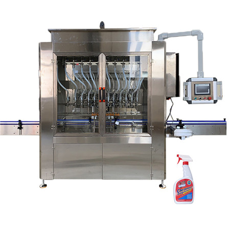 Máquina embotelladora de llenado de jugo de fruta potable automática / Línea de producción de tapado / Equipo de mezcla 