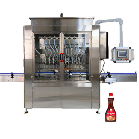 Máquina de llenado de aceite de palma para cocinar comestible líquido viscoso automático 