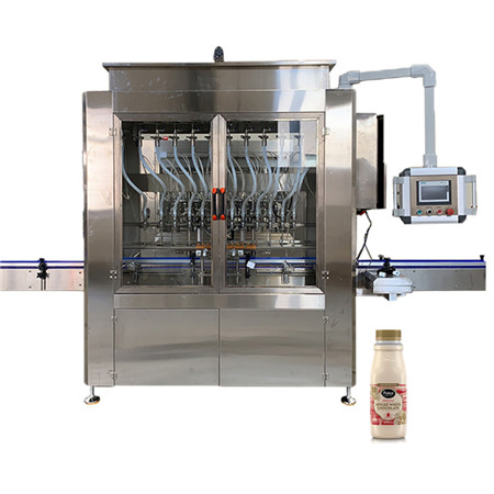 Máquina automática de llenado de botellas de líquidos con línea de producción de etiquetado de tapado 