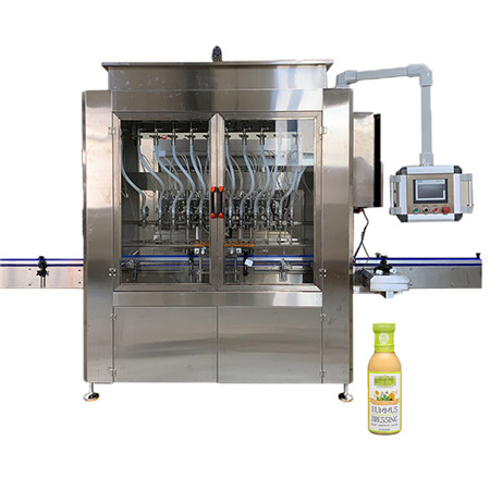 Equipo automático de llenado de pistón de líquido viscoso Máquina completa de envasado y embotellado de detergente para desinfectante de manos / pasta de tomate / gel de alcohol / aceite comestible 