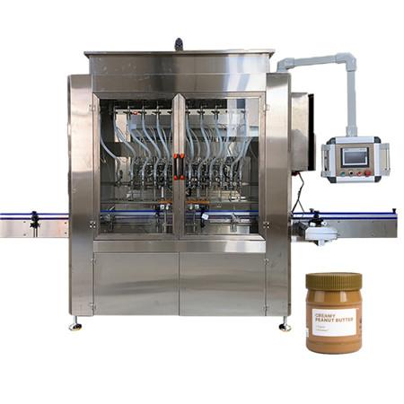 Máquina de llenado lineal automática de valor temporal de aceite vegetal para medidor de flujo de 8 cabezales 