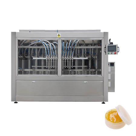 Máquina de llenado de botellas lineal automática para máquina de llenado de yogur 4 cabezales 