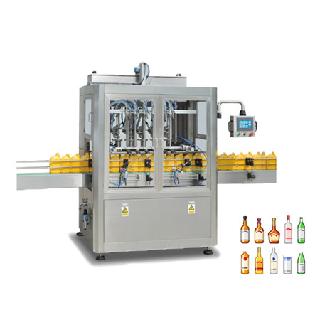 Automático 0.5L-5L Botella de vidrio para mascotas Girasol Vegetal Comestible Aceite de oliva para cocinar Equipo de llenado Línea de producción Embotellado Envasado Máquina de envasado 
