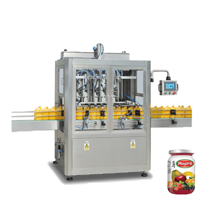 Máquina de llenado de aceite de cocina de tipo lineal de alta eficiencia económica 