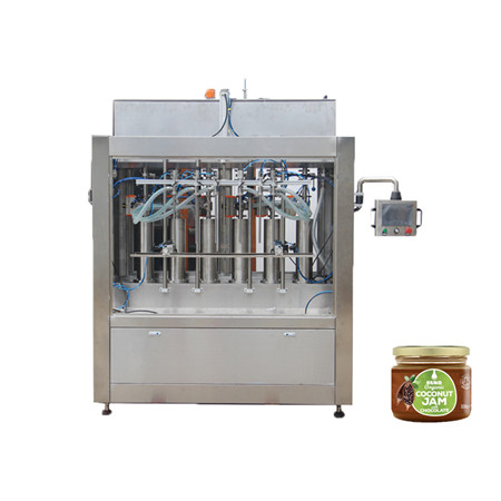 Fábrica de China automática agua pura / agua mineral / botella de plástico líquido 6 cabezas de llenado de la línea de producción de la máquina taponadora 