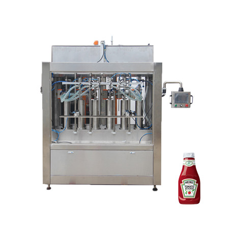Máquina automática de llenado de líquido de aceite de botella con línea de etiquetado de sellado y sellado 