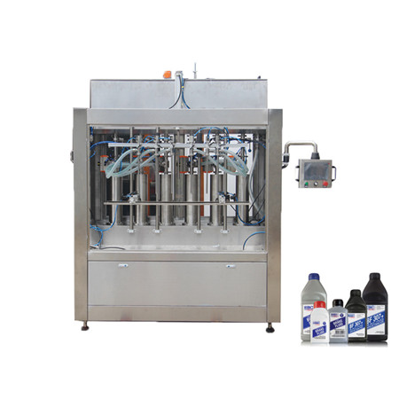 Limpiador automático de inodoro de botella anticorrosiva Máquina de envasado de llenado de líquido de botella de cuello oblicuo 