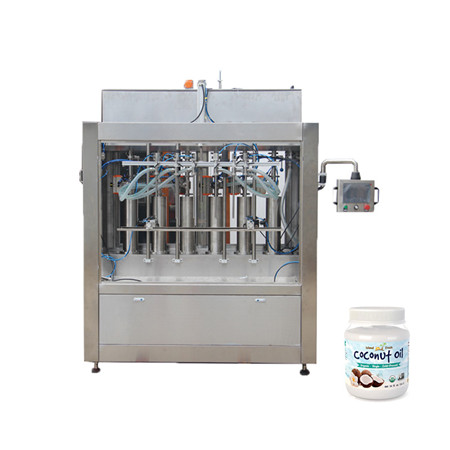 Máquina de llenado de jugo de agua pura y tapadora de rosca SMC completamente automática de pistón lineal de 4 boquillas de 5000 ml para botellas, latas, frascos (YT4T-4G y CDX-1) 