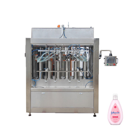 Máquina automática de llenado de líquidos de botellas químicas de alta velocidad de 6 boquillas 
