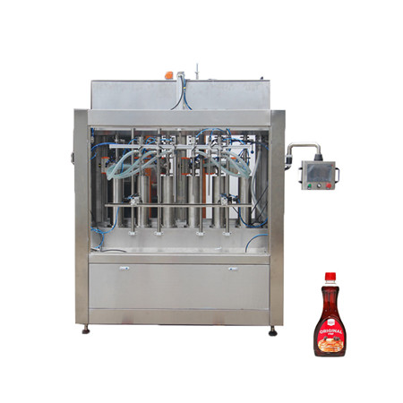 Máquina automática de llenado de botellas de pasta de pistón de 6 cabezas para diversas salsas / detergente / loción corporal 